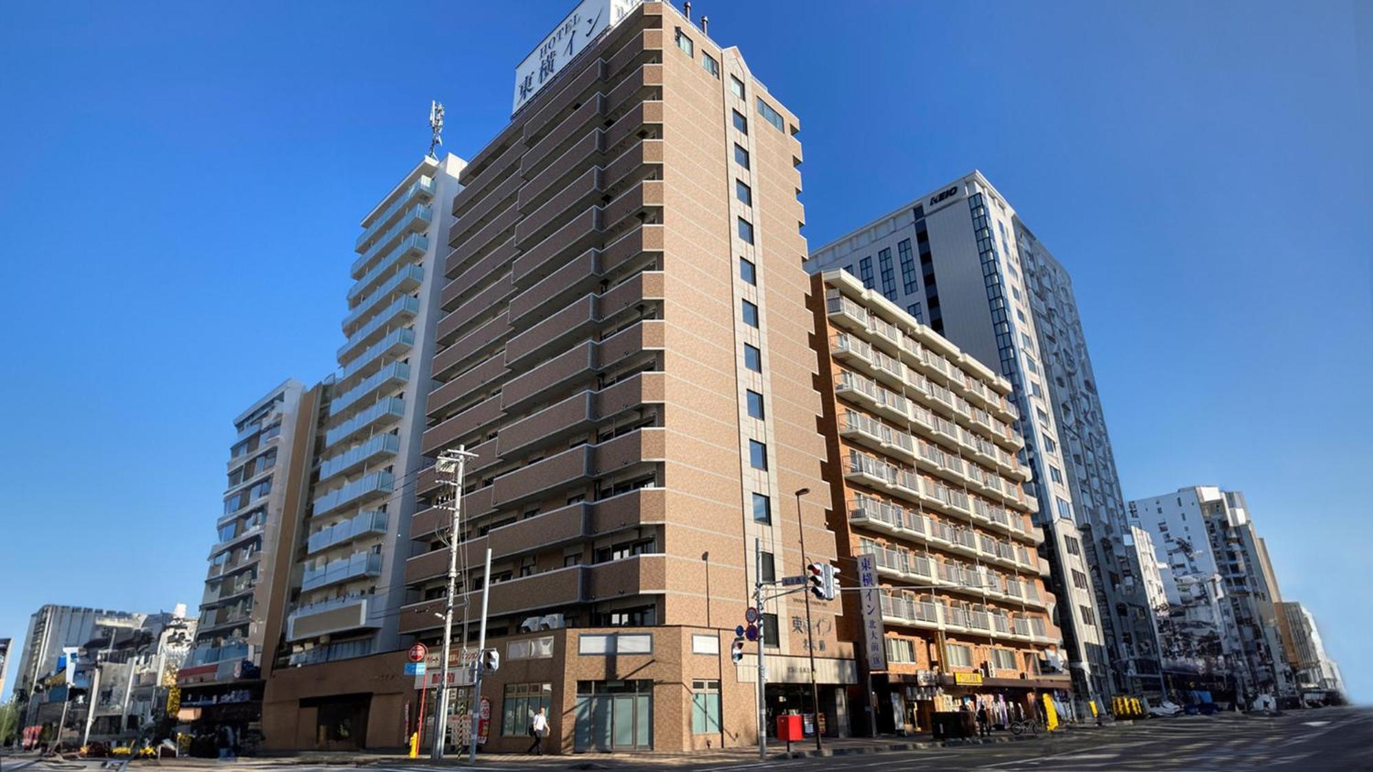 Toyoko Inn Hokkaido Sapporo-Eki Nishi-Guchi Hokudai Mae Zewnętrze zdjęcie